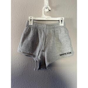 White Fox grey sweat shorts. Tag removed but very tiny so best for XS/XXS